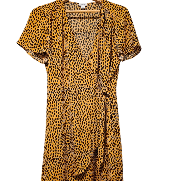 Animal Print Wrap Dress - Picture 3 of 3
